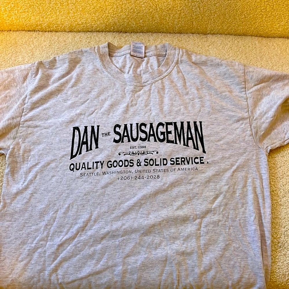 Dan the sausage man T shirt